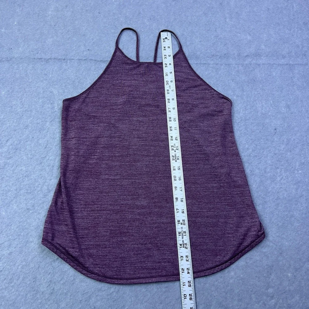 Lululemon Tank Women's 6‎ Fast As Light Singlet Heathered Bordeaux Drama W1NHKS